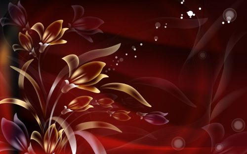 Abstract flower wallpaper for Photoshop background