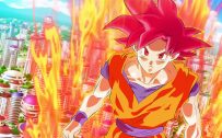 Dragon Ball Super Wallpaper - Son Goku in Super Saiyan God Transformation