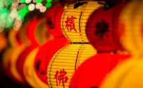 Chinese New Year Images and Decoration with Lantern Lamp