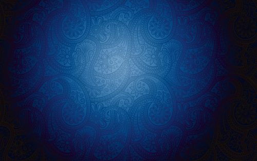 Artistic blue pattern background with Modern batik motive