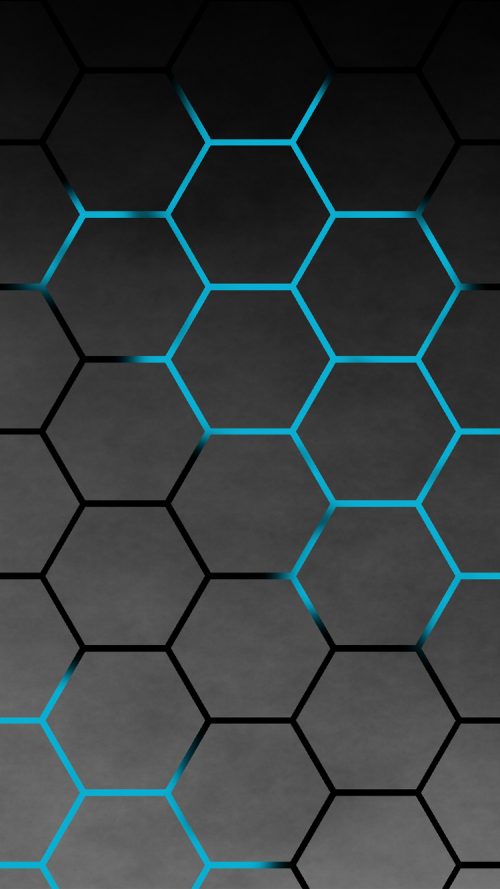 Black Hexagon iPhone Background for iPhone 7 and iPhone 6s