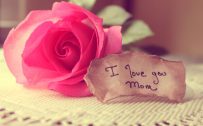 Free Happy Mothers Day Quotes with Pink Rose Flower