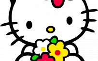 Attachment File for Hello Kitty PNG ClipArt with Flower - 1330x1600
