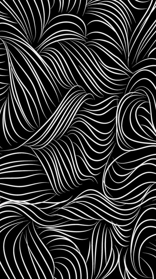 Mashiro Pattern Black iPhone Background