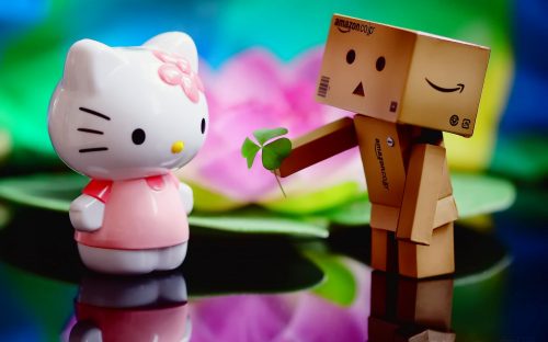 Attachment for 37 Cute Stuff Wallpapers - Hello Kitty and Danbo