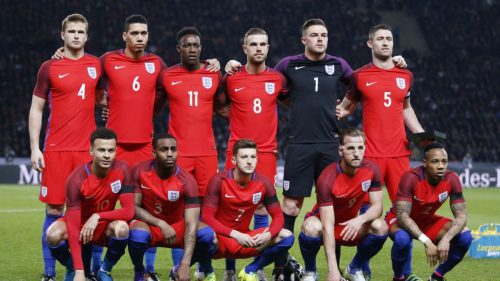 England Football Team for Euro 2016