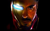 Iron Man Wallpaper - Face of Iron Man and Tony Stark (Robert Downey Jr.)