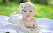 Picture of Outdoor Cute Babies Girls Photography