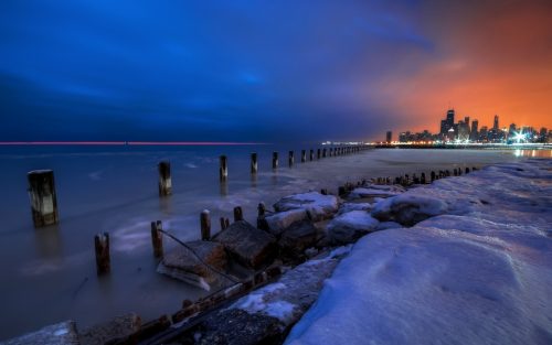 Attachment picture for high resolution nature pictures with snowing beach near cities