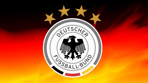 germany football logo wallpaper with 4 stars and national