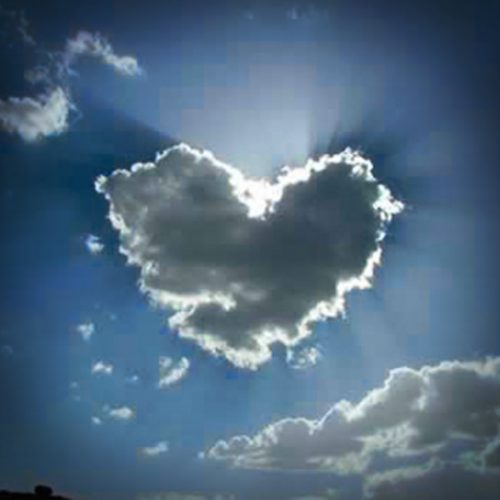 Attachment for Heart Shaped Cloud 26 of 57 - Love Cloud Covering The Sun