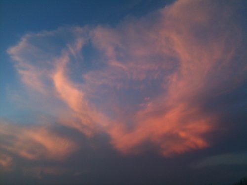 Attachment for Heart Shaped Cloud 25 of 57 - Love Cloud in Sunset