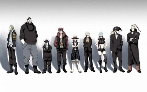 Attachment of One Piece Wallpaper - The Straw Hat Pirates Crew in Casual Style