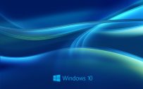 File attachment for Windows 10 Wallpaper HD in Blue Abstract with New Logo
