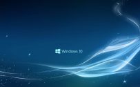attachment file of Windows 10 wallpaper in abstract with blue stars and waves