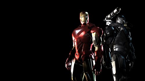 Iron Man Mark VI and Machine War wallpaper