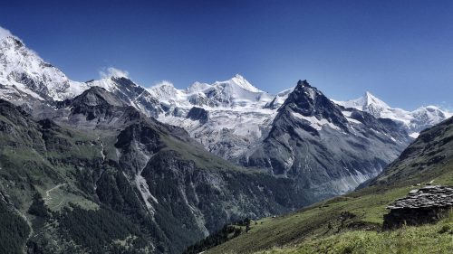 Free Download of Beautiful Nature 4K Wallpaper with Val de Zinal in Switzerland