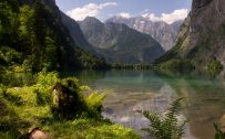 Free Download of HD Nature Wallpaper with Picture of Obersee Lake German