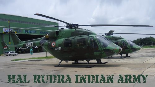 Picture of HAL Rudra Indian Army Helicopter