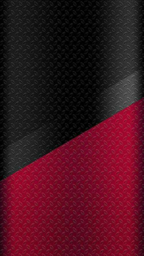 Dark S7 Edge Wallpaper 06 with Black and Red Metal Texture