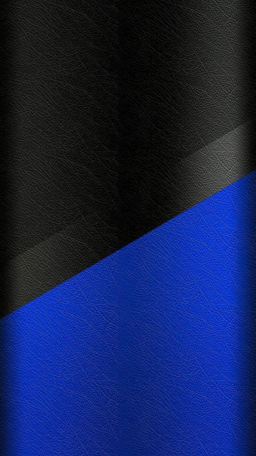 Dark S7 Edge wallpaper 02 with leather pattern in black and blue