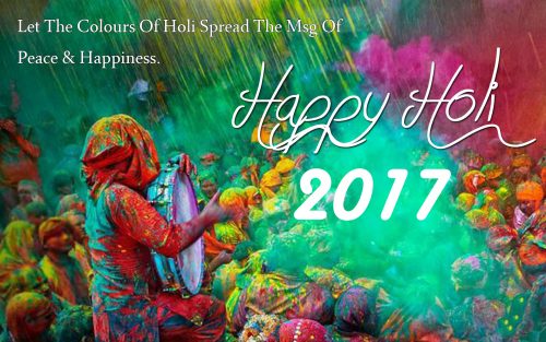 Happy Holi Wishes 2017 Wallpaper
