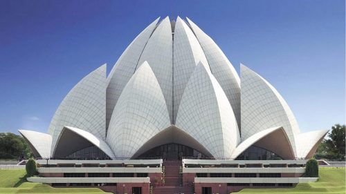 High Quality Picture of Lotus Temple India for Desktop Background