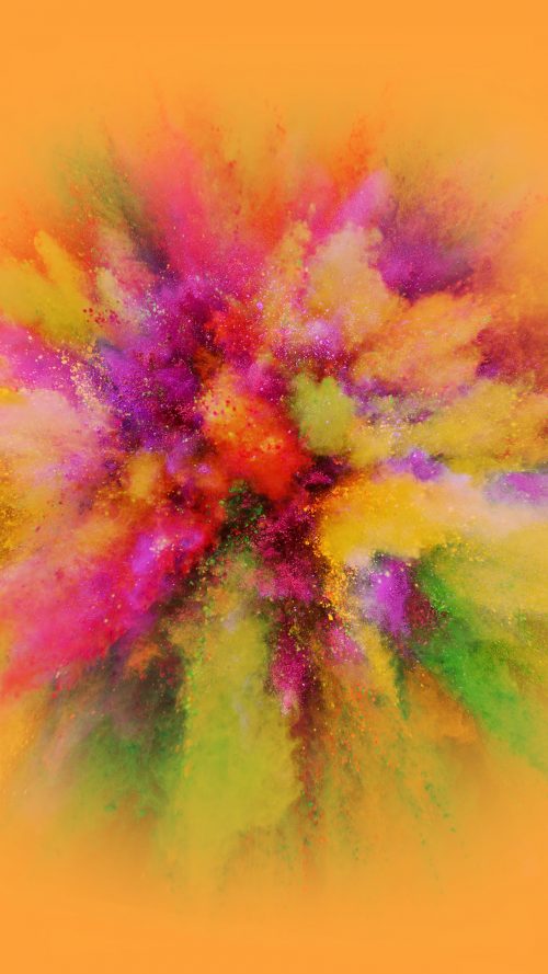 Free Download of LG V20 Wallpaper with Indian Holi Color
