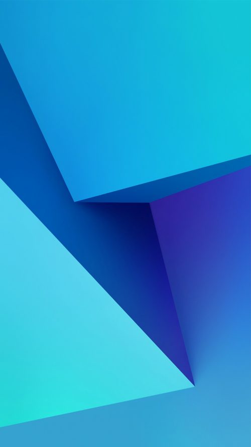 Free Download of Xiaomi Redmi 3s Prime Wallpaper with 3D Blue Boxes