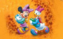 Mickey Mouse Autumn Wallpaper