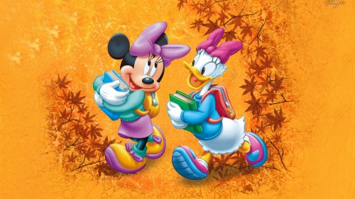 Mickey Mouse Autumn Wallpaper