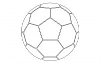 Pictures of Soccer Balls to Color in 4K