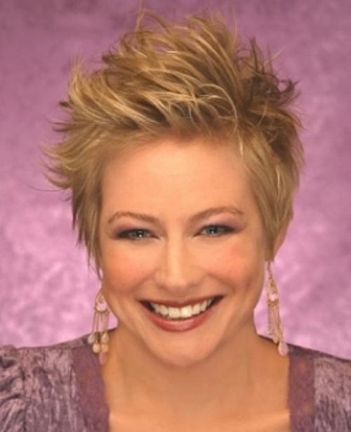 Short Spiky Haircuts For Thick Hair for women over 40