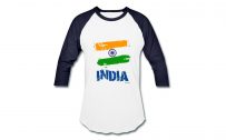 Wallpaper with Indian Flag T Shirts