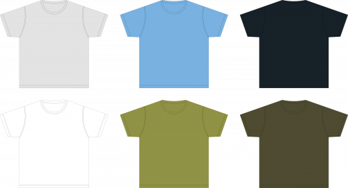 Blank tshirt template PNG free download