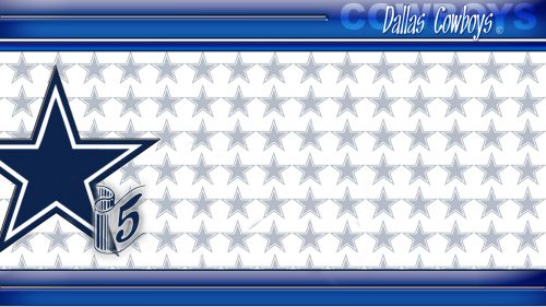 Dallas Cowboys Wallpaper Border Stars as Logo