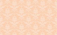 Peach Color Wallpaper for Damask Pattern