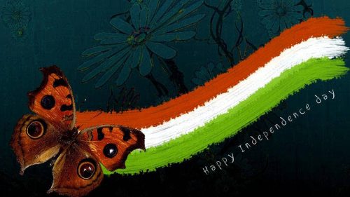 India Flag Art for Independence Day Wallpaper in HD Quality