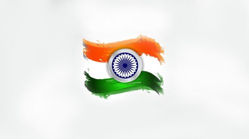 Indian Flag Pic HD with Simple Design