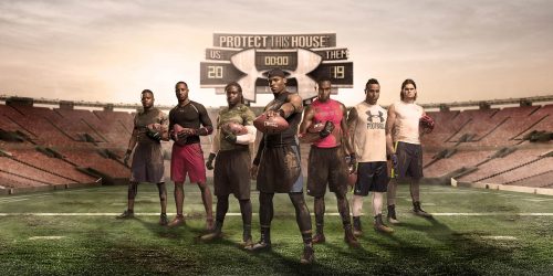 Football Athletes Poster for Cool Under Armour Wallpapers