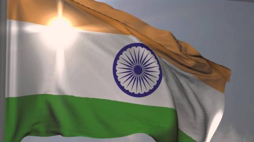 Indian Flag Wallpaper HD with Fluttering Tiranga for Independence Day Celebration