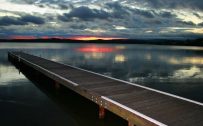 Beautiful Nature Wallpaper Big Size #09 with Pier on Lake