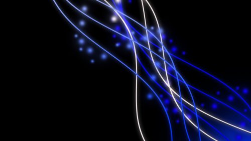 Blue and Dark Abstract Art Using Lines for Wallpaper