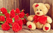 Cute and Romantic Wallpaper with Teddy Bear Images Download