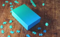 HD Wallpaper with Abstract Art Jigsaw Puzzles and Box