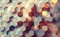 3D Hexagon Background for Samsung Galaxy Note 8 Wallpaper