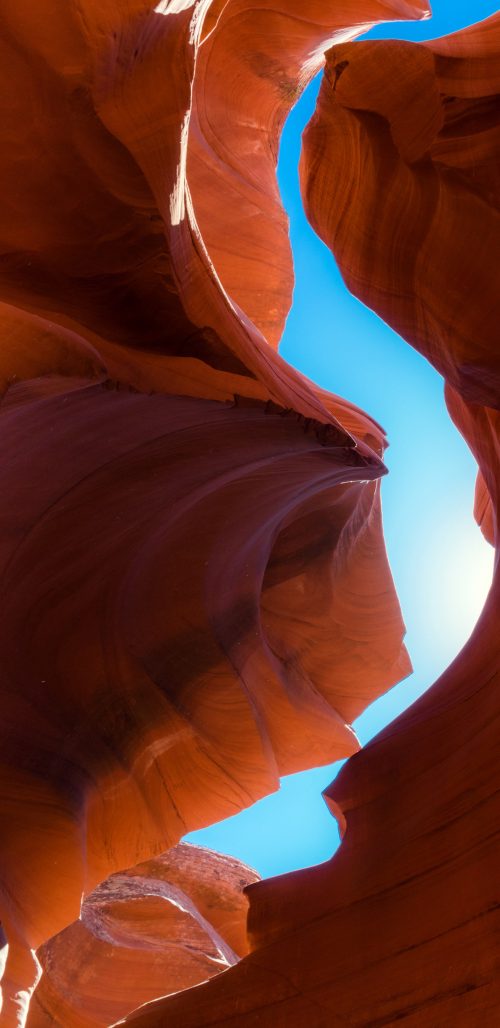 Samsung Galaxy Note 8 Wallpaper with Antelope Canyon in Arizona