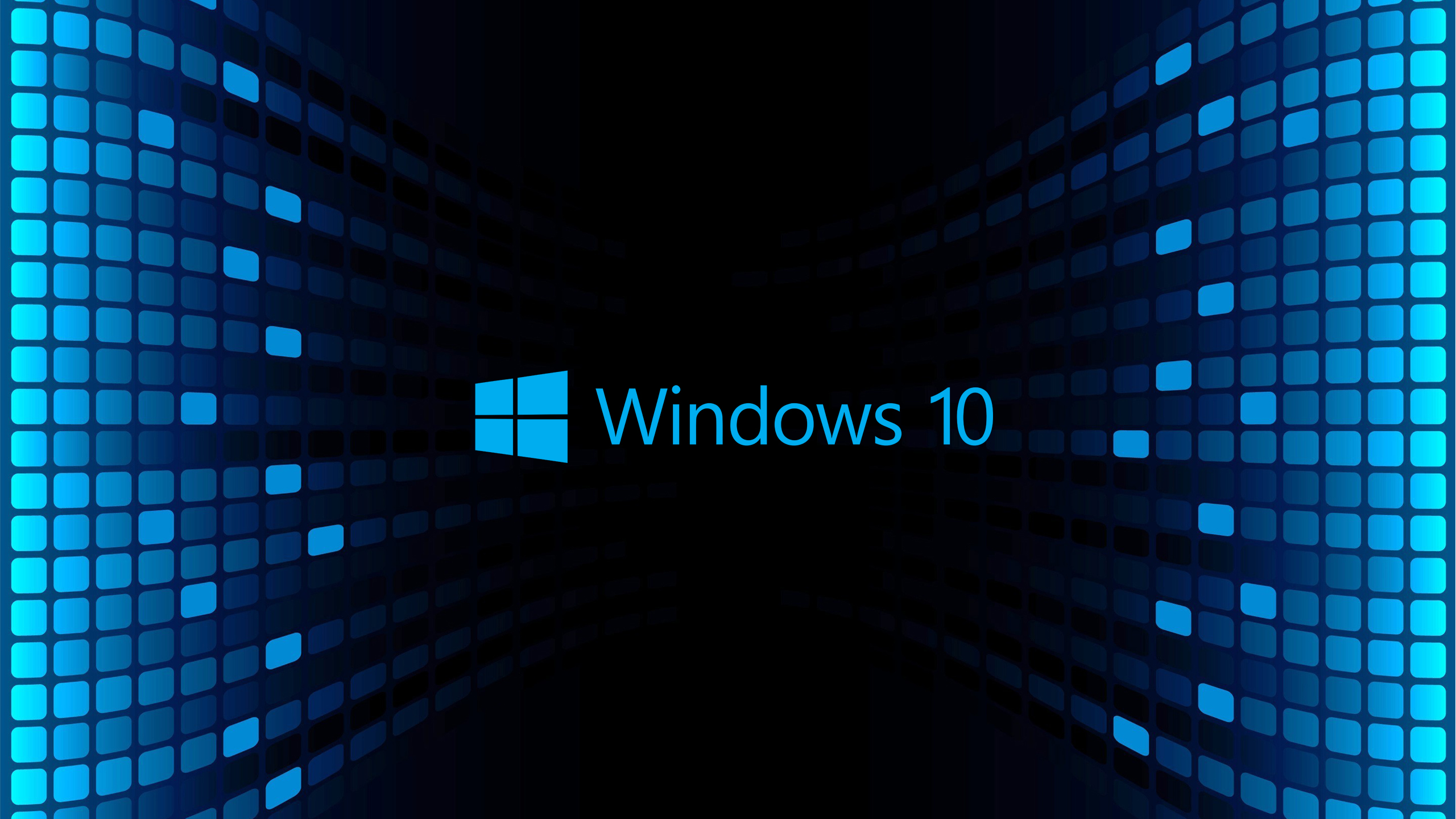 HD Windows 10 Wallpaper in 3D for Black Desktop Background