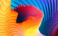 Windows 10 Wallpaper Free Download with Colorful Abstract Spirals