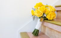 Flower Arrangements With Roses And Marigold